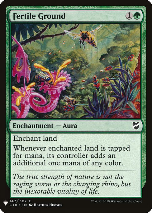Magic the Gathering Card - Fertile Ground - MTG Circle