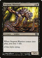 Magic the Gathering Card - Serpent Warrior - MTG Circle