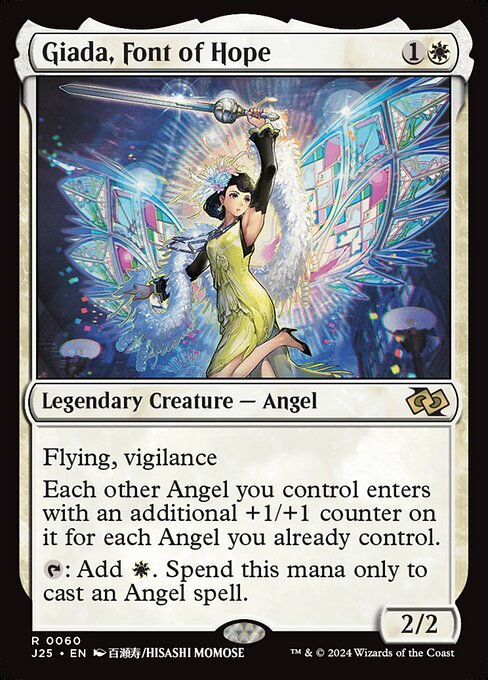 Magic the Gathering Card - Giada, Font of Hope - MTG Circle