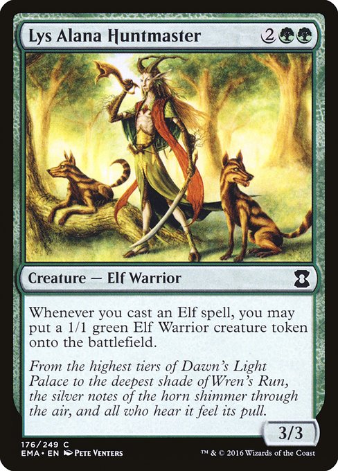 Magic the Gathering Card - Lys Alana Huntmaster - MTG Circle