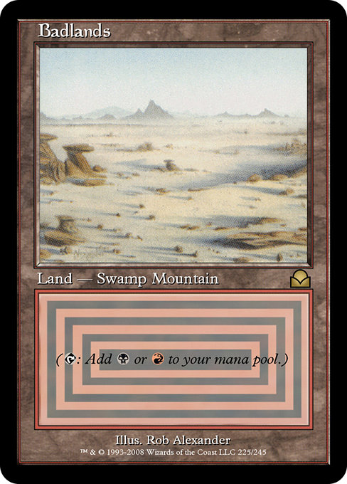 Magic the Gathering Card - Badlands - MTG Circle