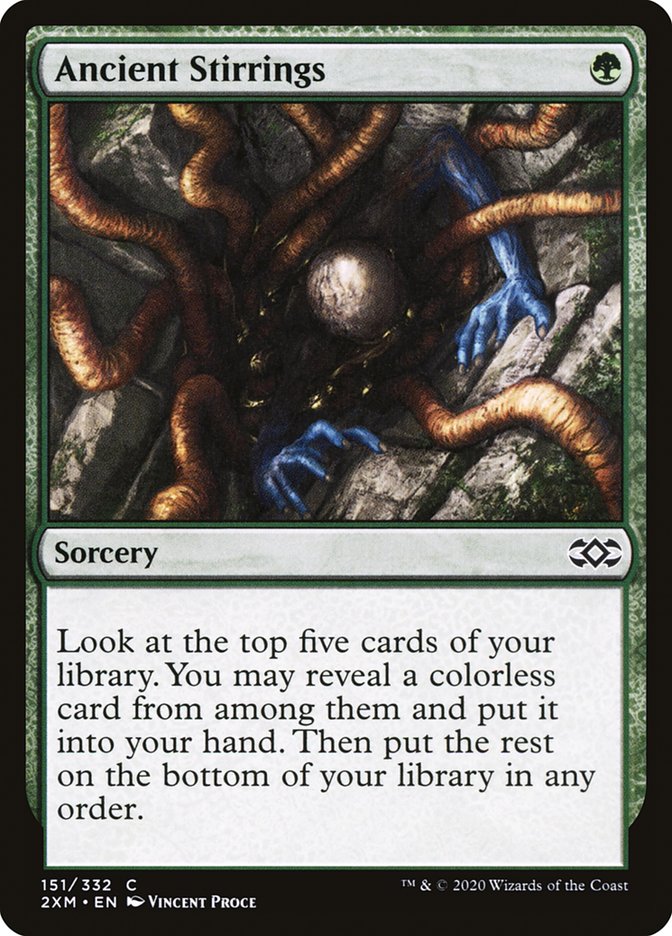 Magic the Gathering Card - Ancient Stirrings - MTG Circle