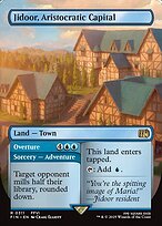 Magic the Gathering Card - Jidoor, Aristocratic Capital // Overture - MTG Circle