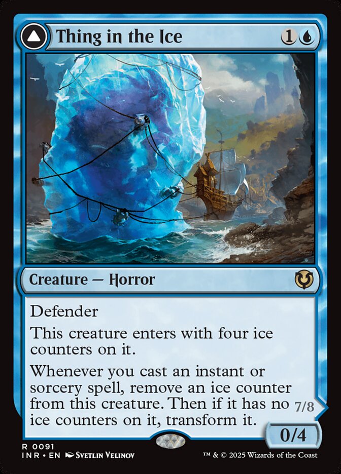 Magic the Gathering Card - Thing in the Ice - MTG Circle