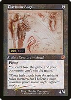 Magic the Gathering Card - Platinum Angel - MTG Circle