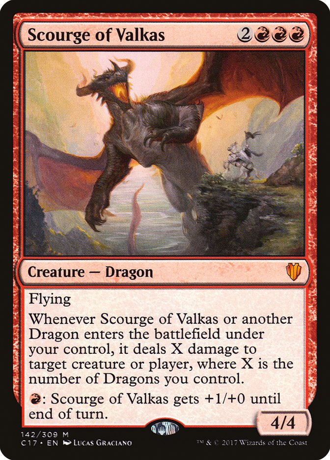 Magic the Gathering Card - Scourge of Valkas - MTG Circle