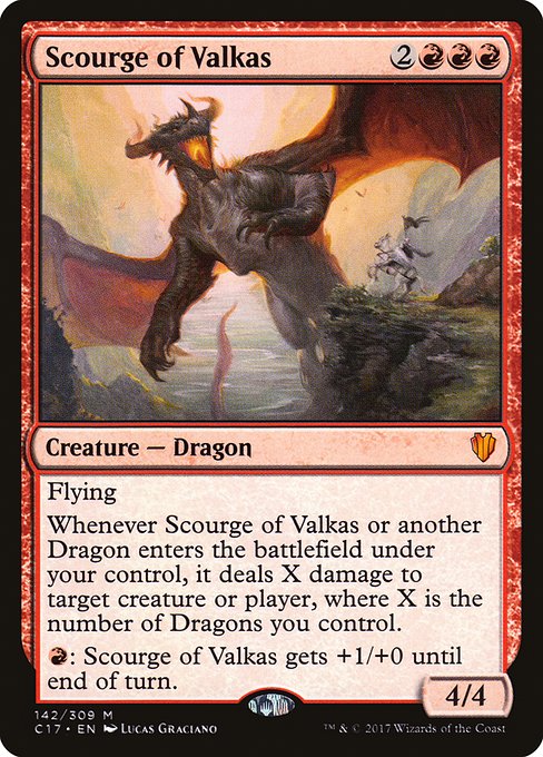 Magic the Gathering Card - Scourge of Valkas - MTG Circle