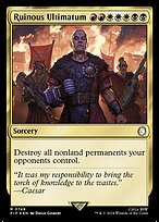 Magic the Gathering Card - Ruinous Ultimatum - MTG Circle