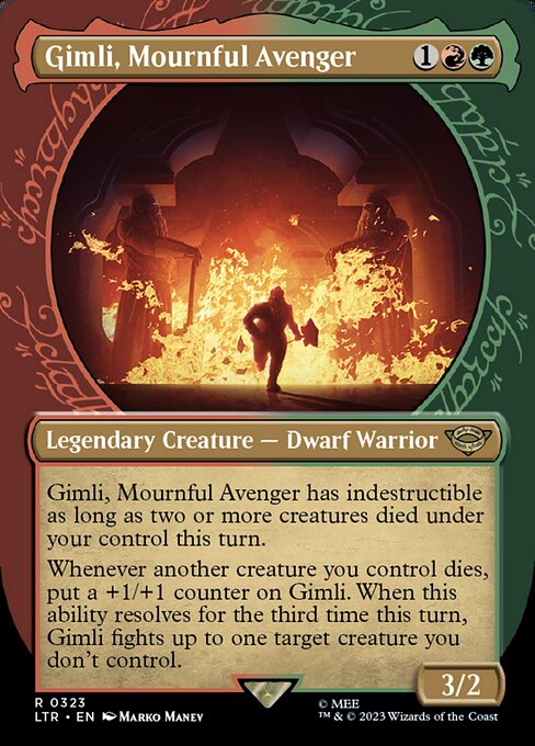 Magic the Gathering Card - Gimli, Mournful Avenger - MTG Circle