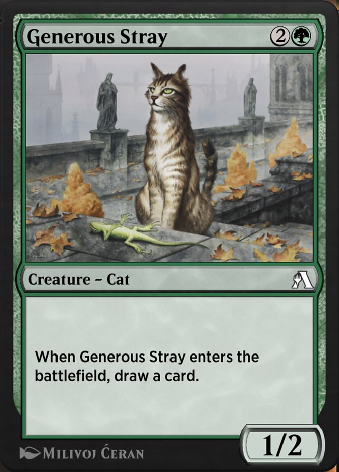 Magic the Gathering Card - Generous Stray - MTG Circle