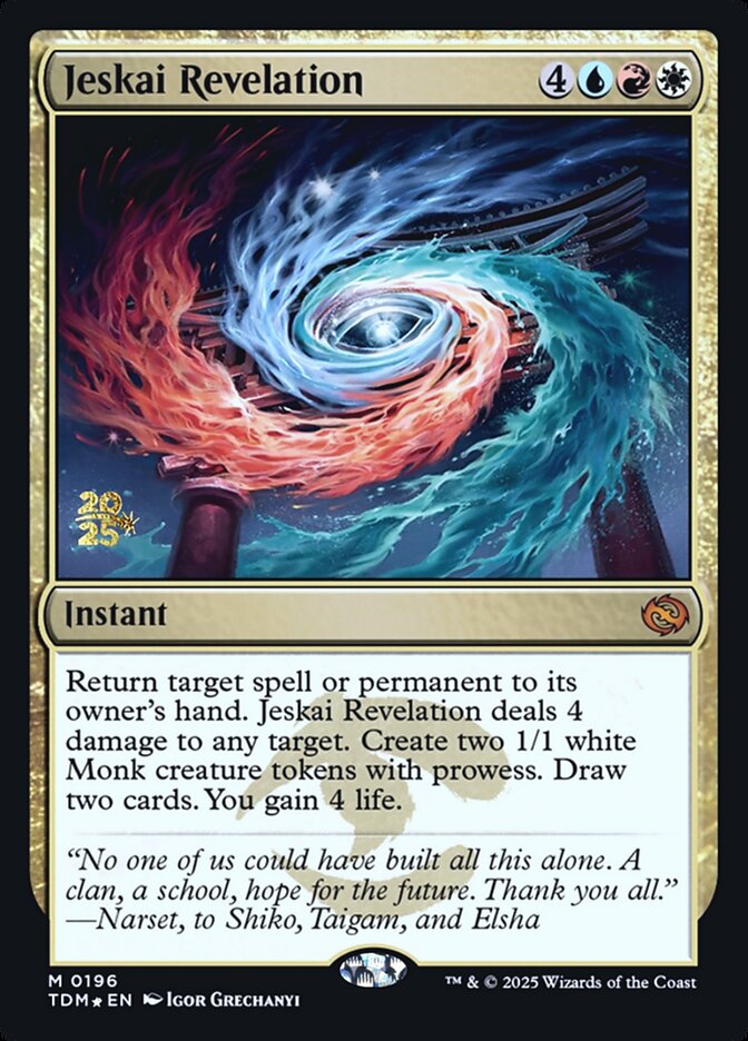 Magic the Gathering Card - Jeskai Revelation - MTG Circle