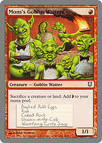 Magic the Gathering Card - Mons's Goblin Waiters - MTG Circle