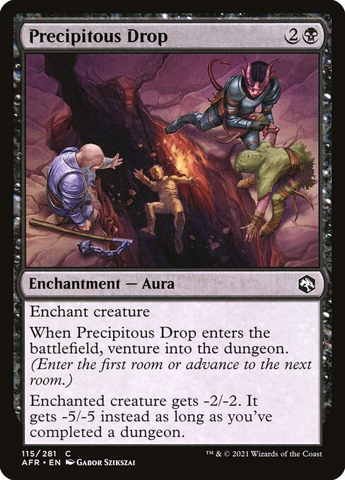Magic the Gathering Card - Precipitous Drop - MTG Circle