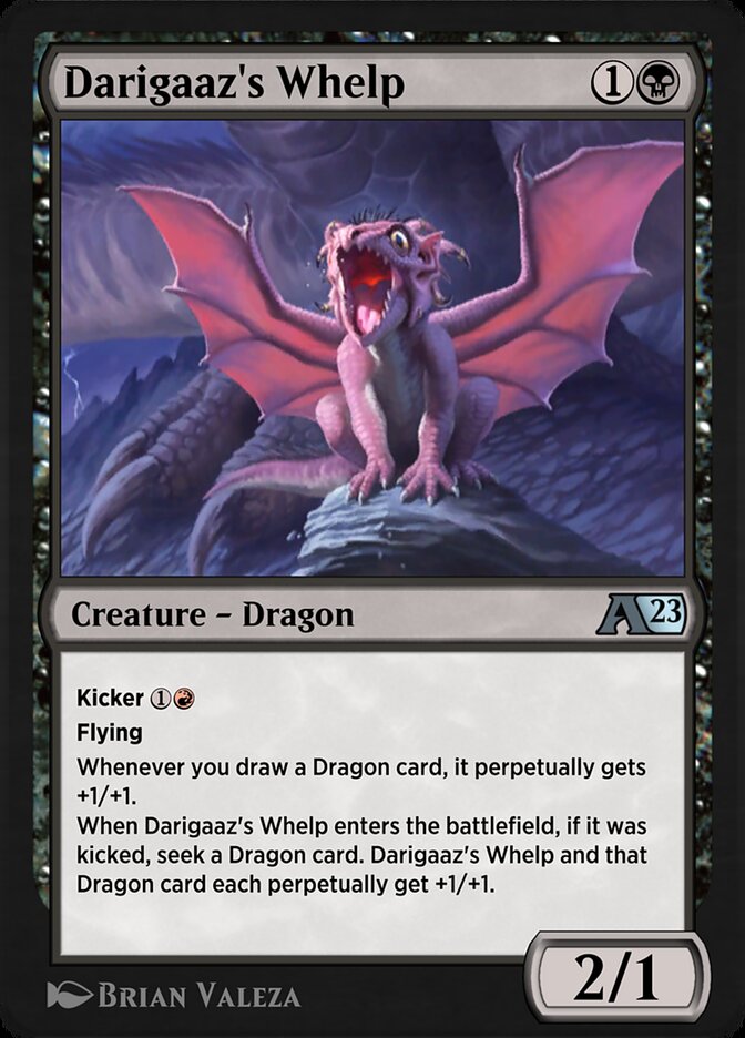 Magic the Gathering Card - Darigaaz's Whelp - MTG Circle