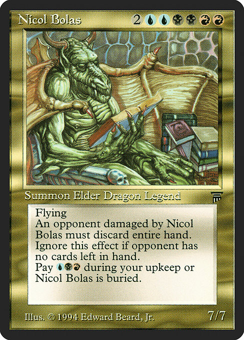 Magic the Gathering Card - Nicol Bolas - MTG Circle