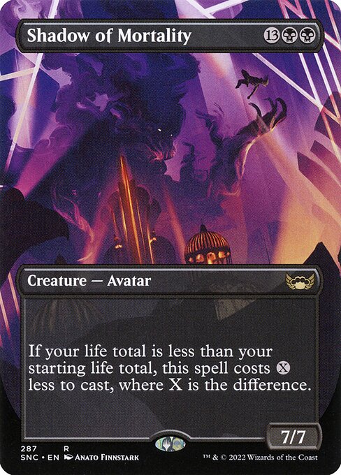 Magic the Gathering Card - Shadow of Mortality - MTG Circle