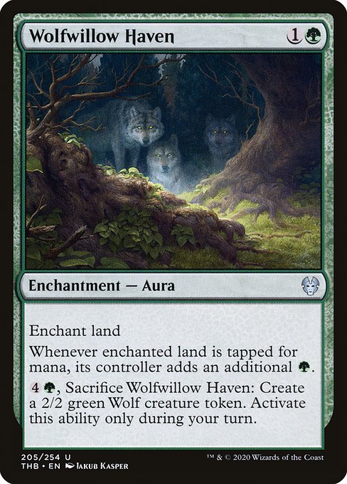 Magic the Gathering Card - Wolfwillow Haven - MTG Circle
