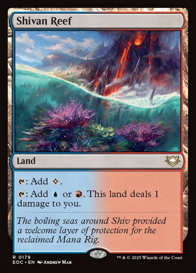 Magic the Gathering Card - Shivan Reef - MTG Circle