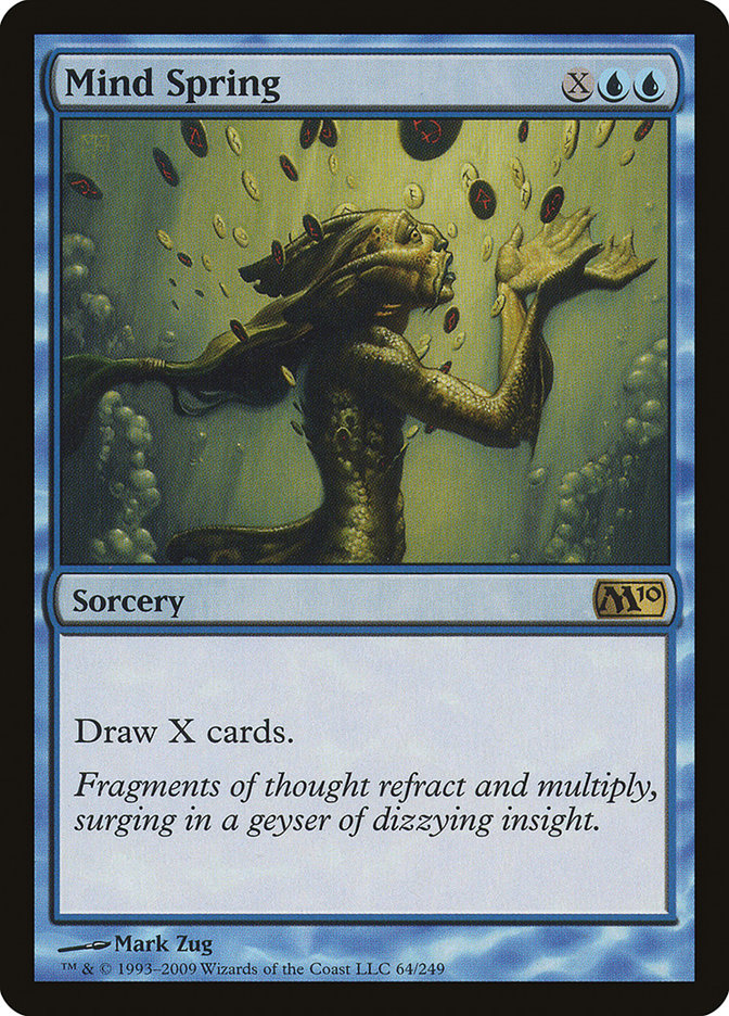 Magic the Gathering Card - Mind Spring - MTG Circle