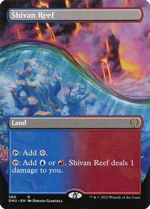 Magic the Gathering Card - Shivan Reef - MTG Circle