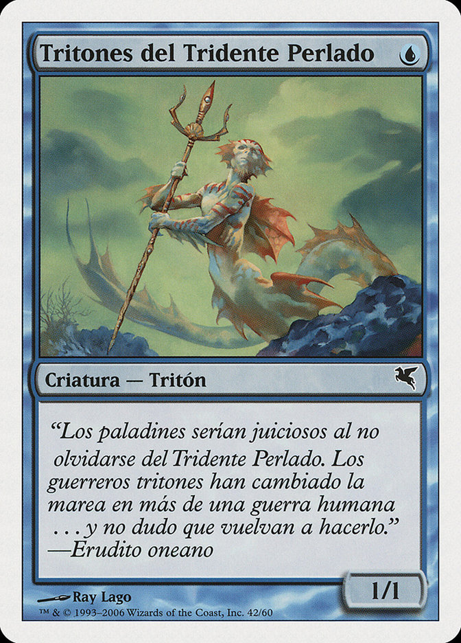 Magic the Gathering Card - Merfolk of the Pearl Trident - MTG Circle