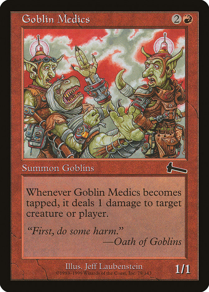 Magic the Gathering Card - Goblin Medics - MTG Circle
