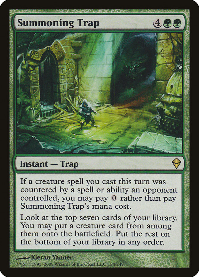 Magic the Gathering Card - Summoning Trap - MTG Circle