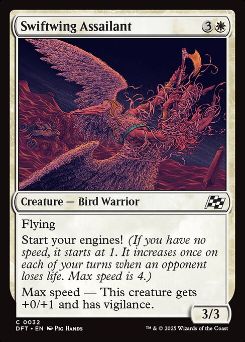 Magic the Gathering Card - Swiftwing Assailant - MTG Circle
