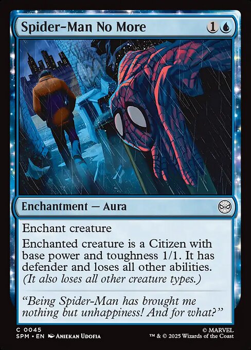 Magic the Gathering Card - Spider-Man No More - MTG Circle