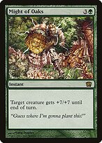 Magic the Gathering Card - Might of Oaks - MTG Circle