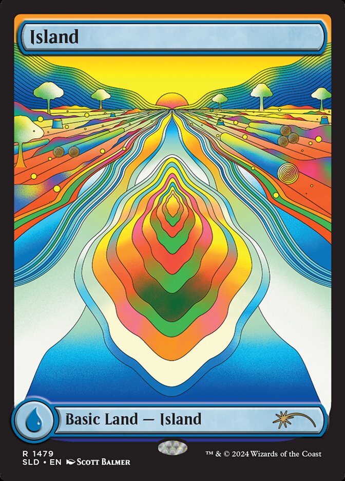 Magic the Gathering Card - Island - MTG Circle