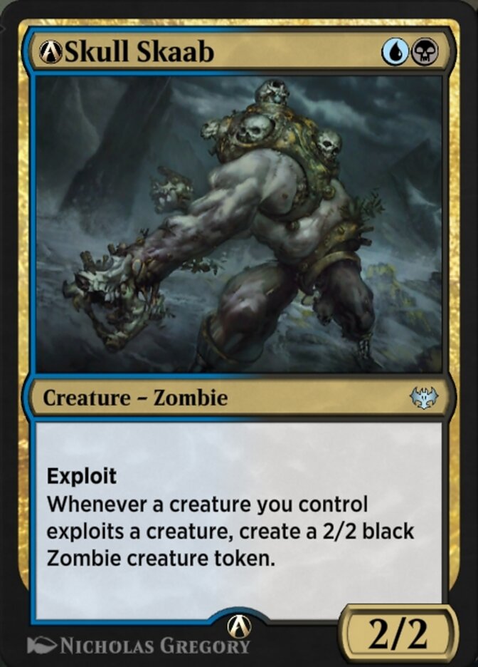 Magic the Gathering Card - A-Skull Skaab - MTG Circle