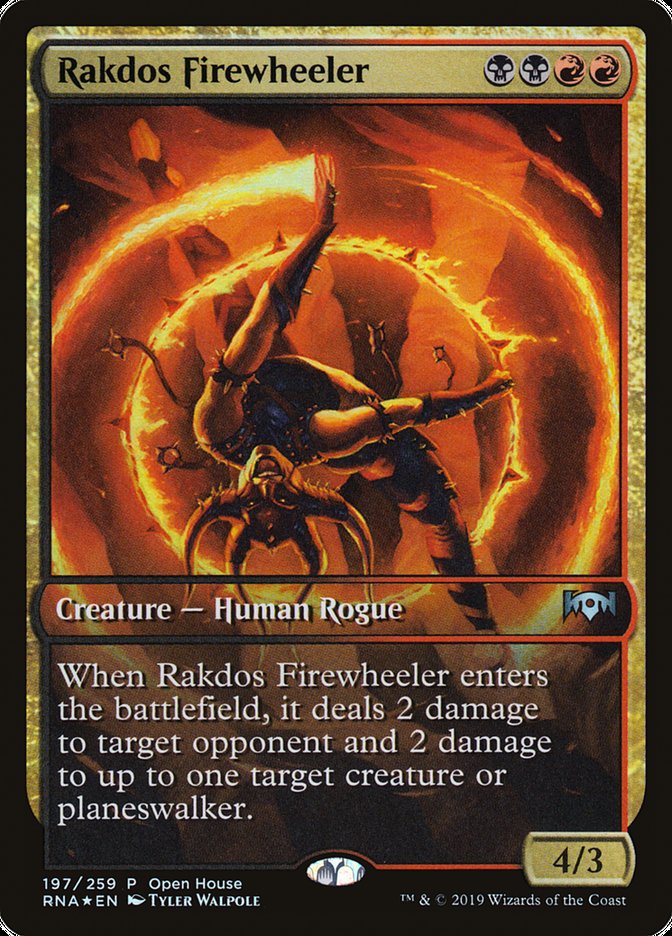 Magic the Gathering Card - Rakdos Firewheeler - MTG Circle