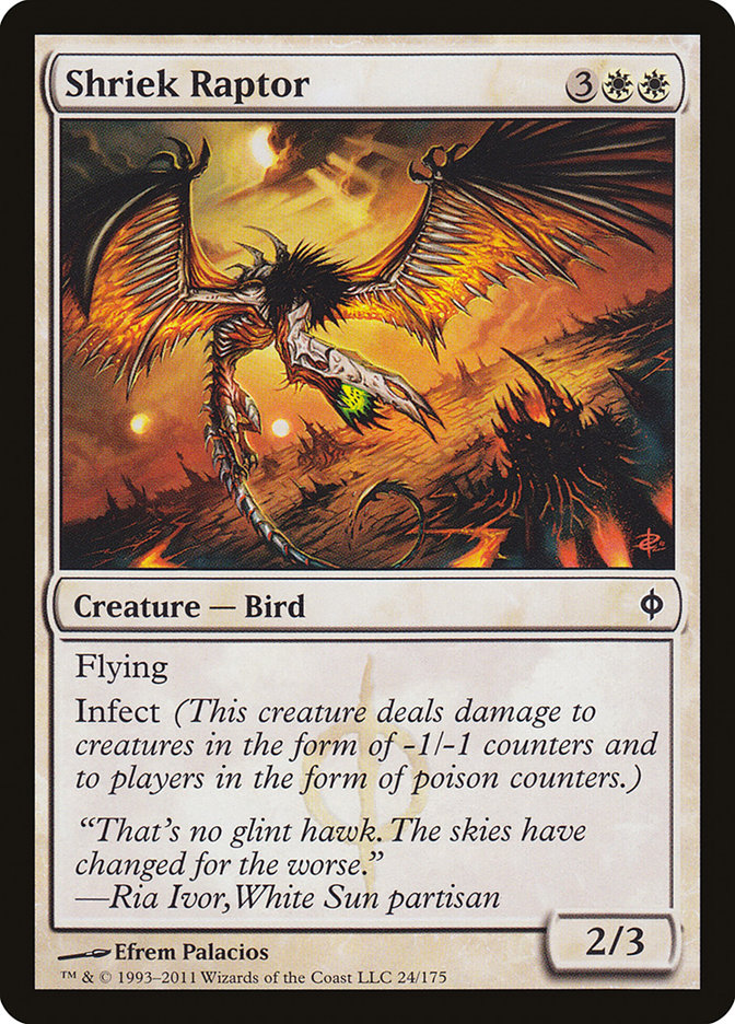 Magic the Gathering Card - Shriek Raptor - MTG Circle
