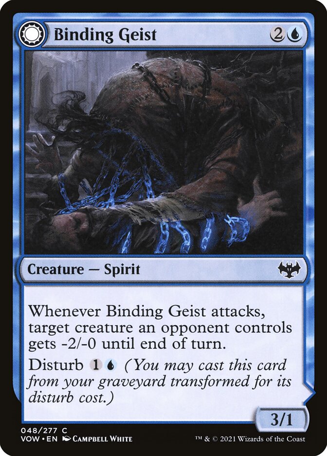 Magic the Gathering Card - Binding Geist - MTG Circle