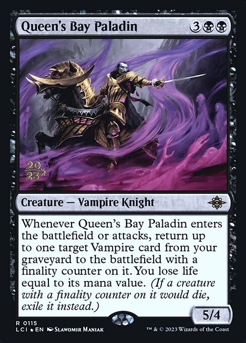 Magic the Gathering Card - Queen's Bay Paladin - MTG Circle