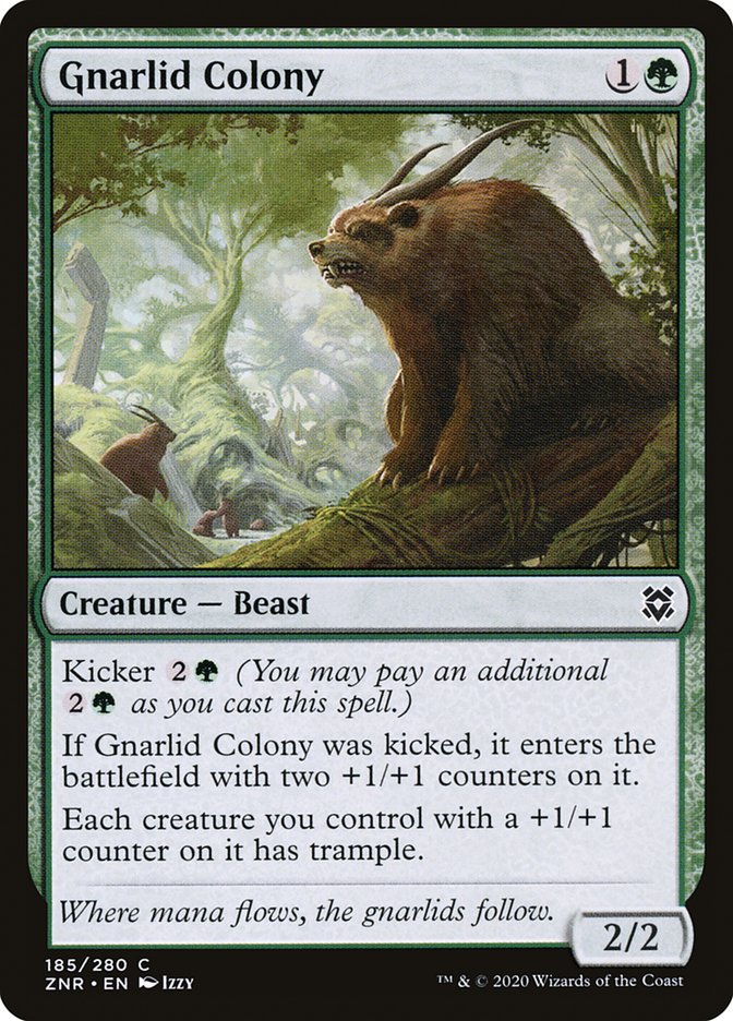 Magic the Gathering Card - Gnarlid Colony - MTG Circle