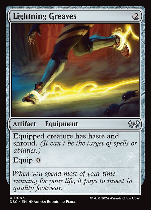Magic the Gathering Card - Lightning Greaves - MTG Circle
