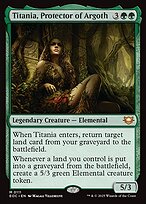 Magic the Gathering Card - Titania, Protector of Argoth - MTG Circle