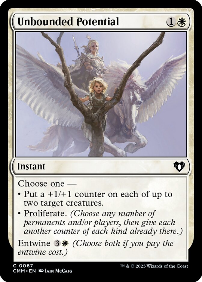 Magic the Gathering Card - Unbounded Potential - MTG Circle