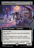 Magic the Gathering Card - Barbed Servitor - MTG Circle