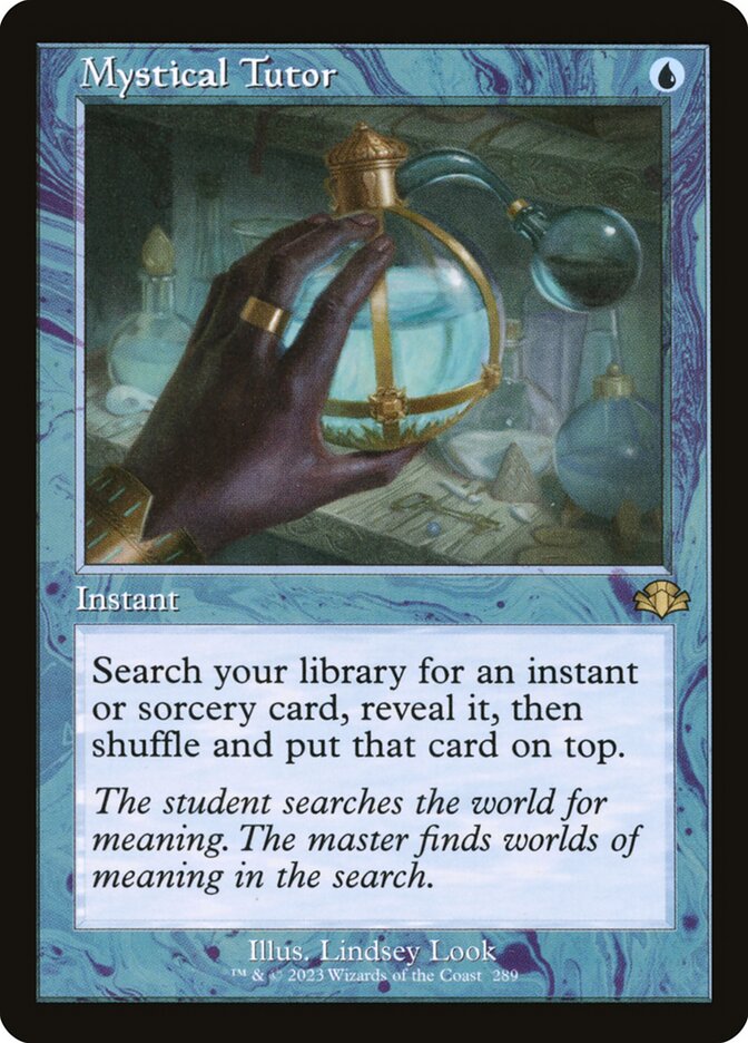Magic the Gathering Card - Mystical Tutor - MTG Circle