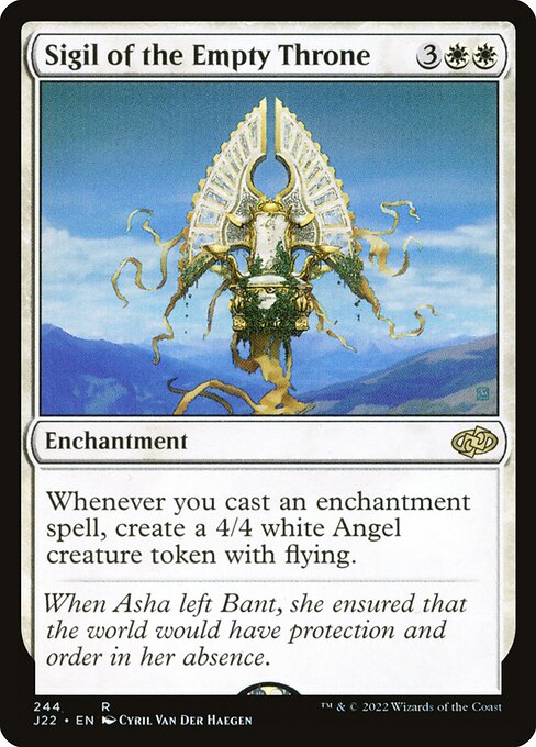 Magic the Gathering Card - Sigil of the Empty Throne - MTG Circle