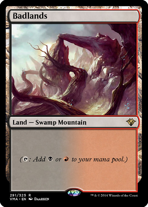 Magic the Gathering Card - Badlands - MTG Circle