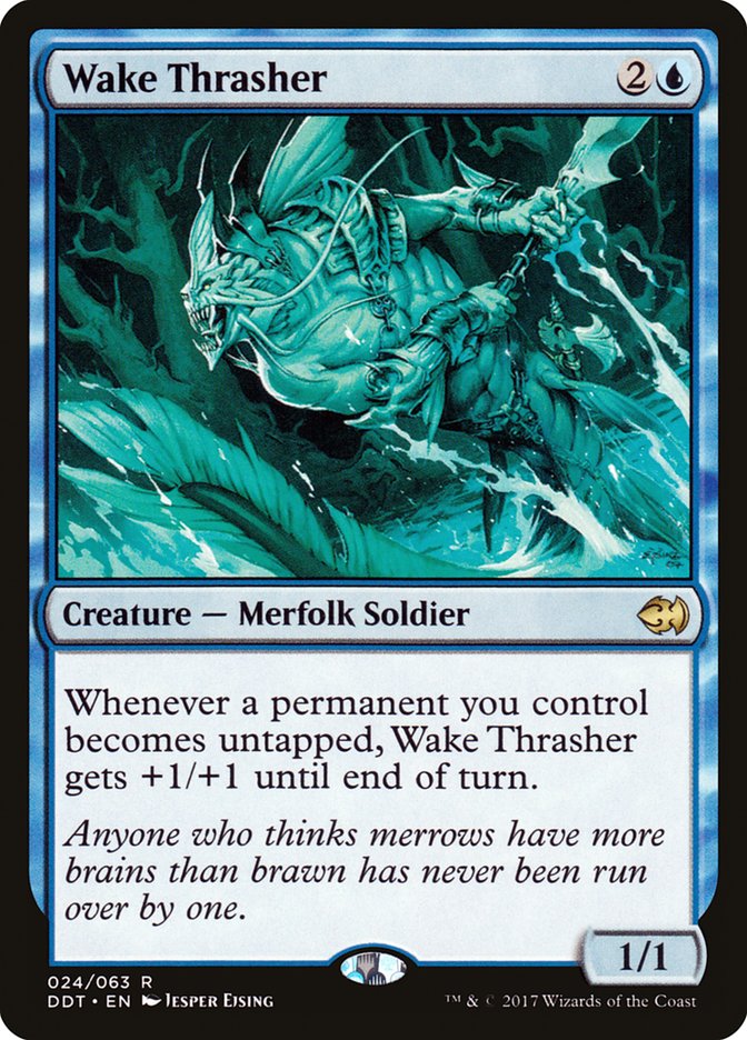 Magic the Gathering Card - Wake Thrasher - MTG Circle