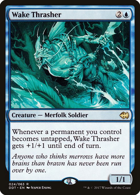 Magic the Gathering Card - Wake Thrasher - MTG Circle