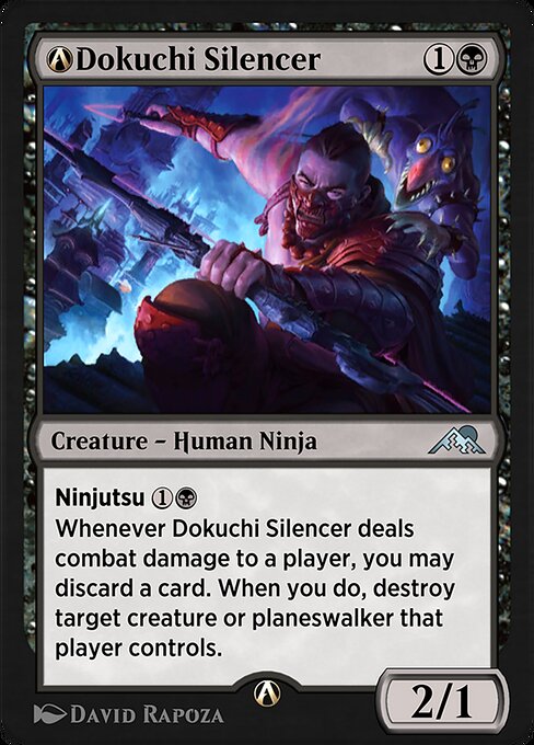 Magic the Gathering Card - A-Dokuchi Silencer - MTG Circle