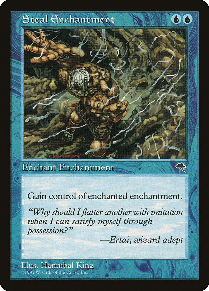 Magic the Gathering Card - Steal Enchantment - MTG Circle