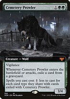 Magic the Gathering Card - Cemetery Prowler - MTG Circle