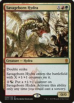 Magic the Gathering Card - Savageborn Hydra - MTG Circle